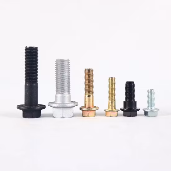 Parafuso de flange hexagonal de titânio DIN6921 de alta precisão